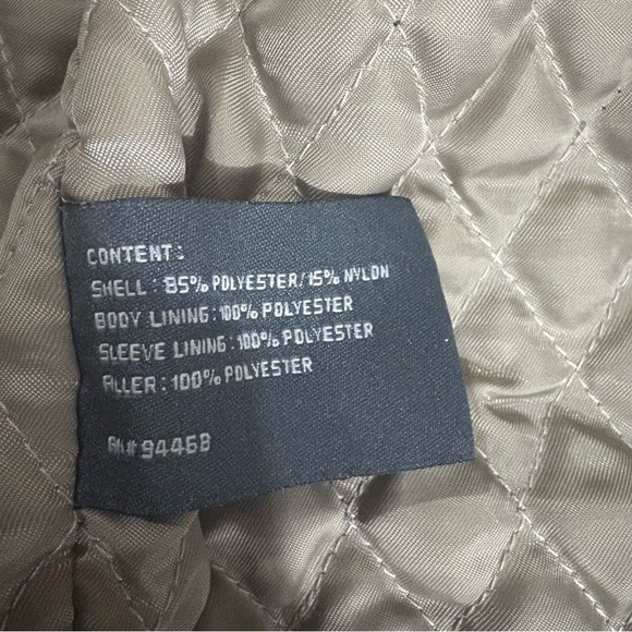 Perry Ellis Portfolio Insulated Windbreaker Jacket Mens XL Black Navy Full Zip - Picture 9 of 12